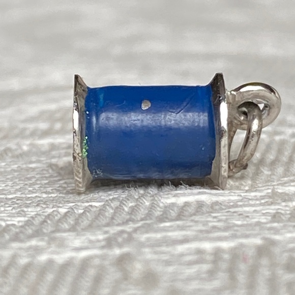VTG I Spool of Blue Thread Sterling Charm - Picture 4 of 14